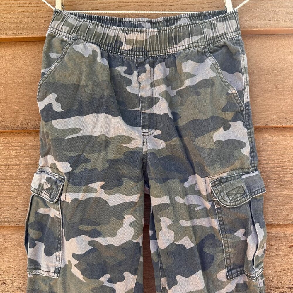 Children’s Place Bots Camo Adjustable Waste Cargo Pants Boys Size 14 - Picture 3 of 8